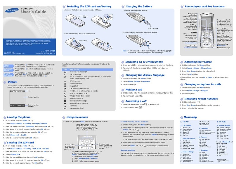 Samsung SGH-C240 User manual
