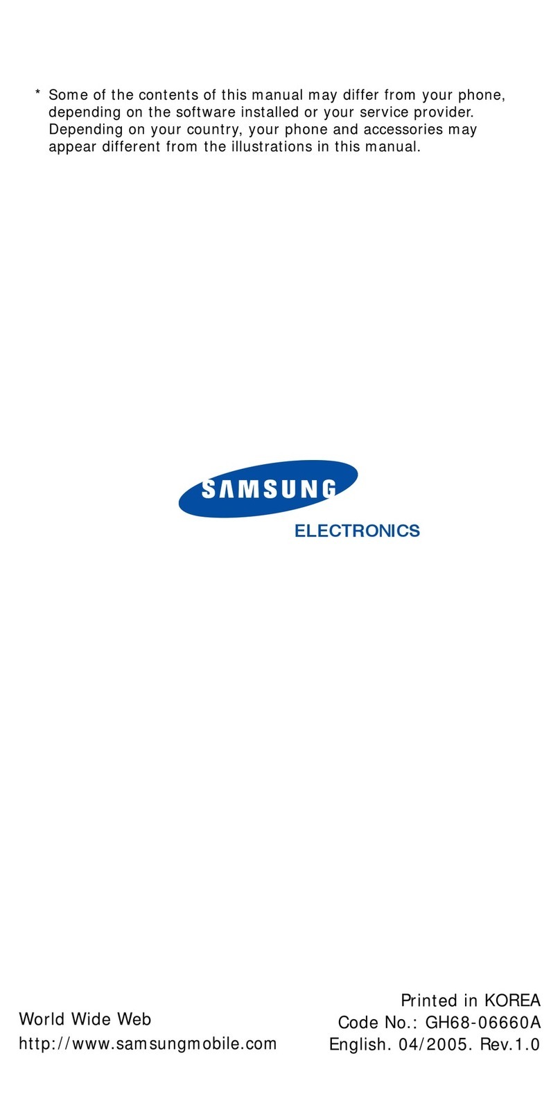 Samsung SCH-N415 User manual