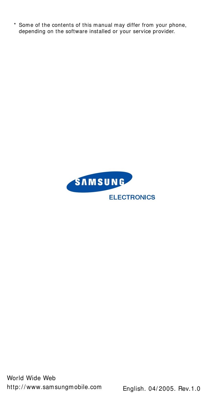 Samsung SCH-N380 user manual