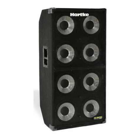 Hartke 810XL owner's manual