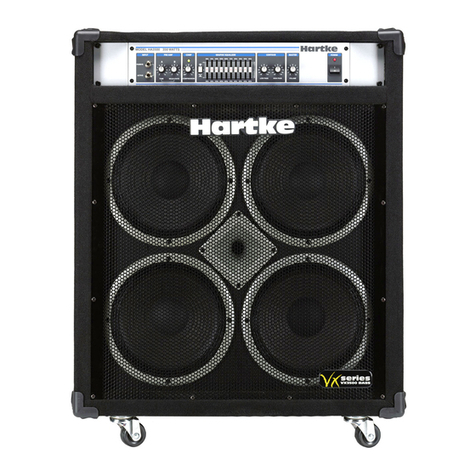 Hartke VX3500 owner's manual