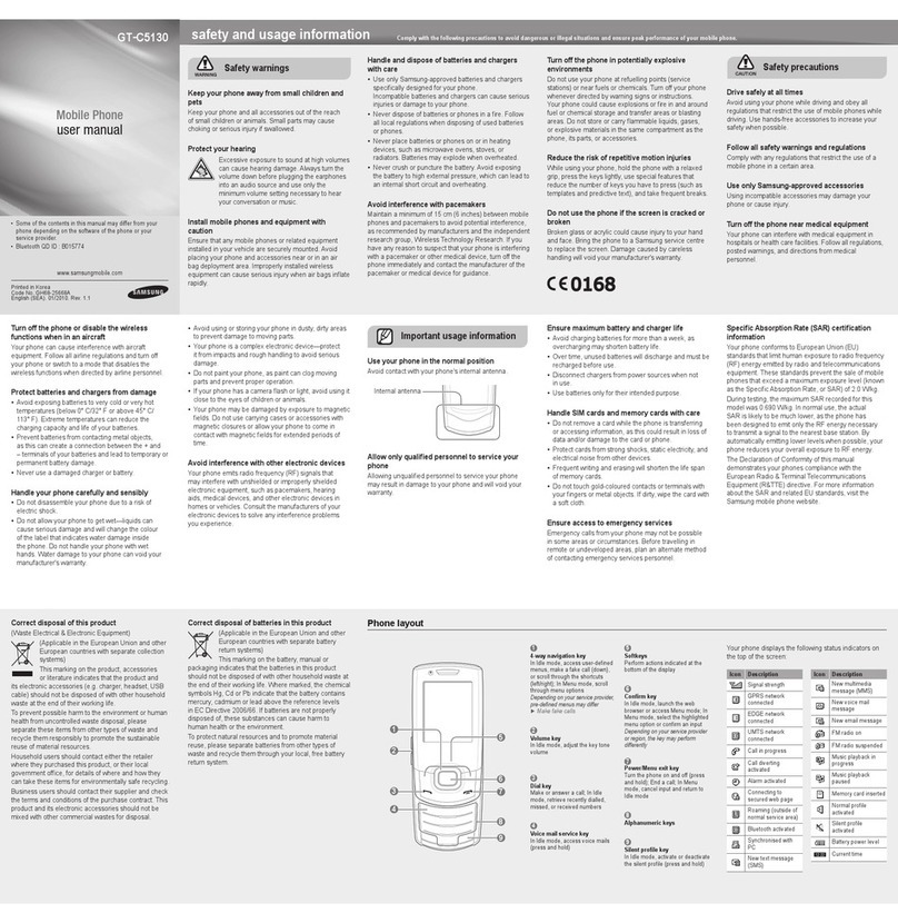Samsung GT-C5130 user manual