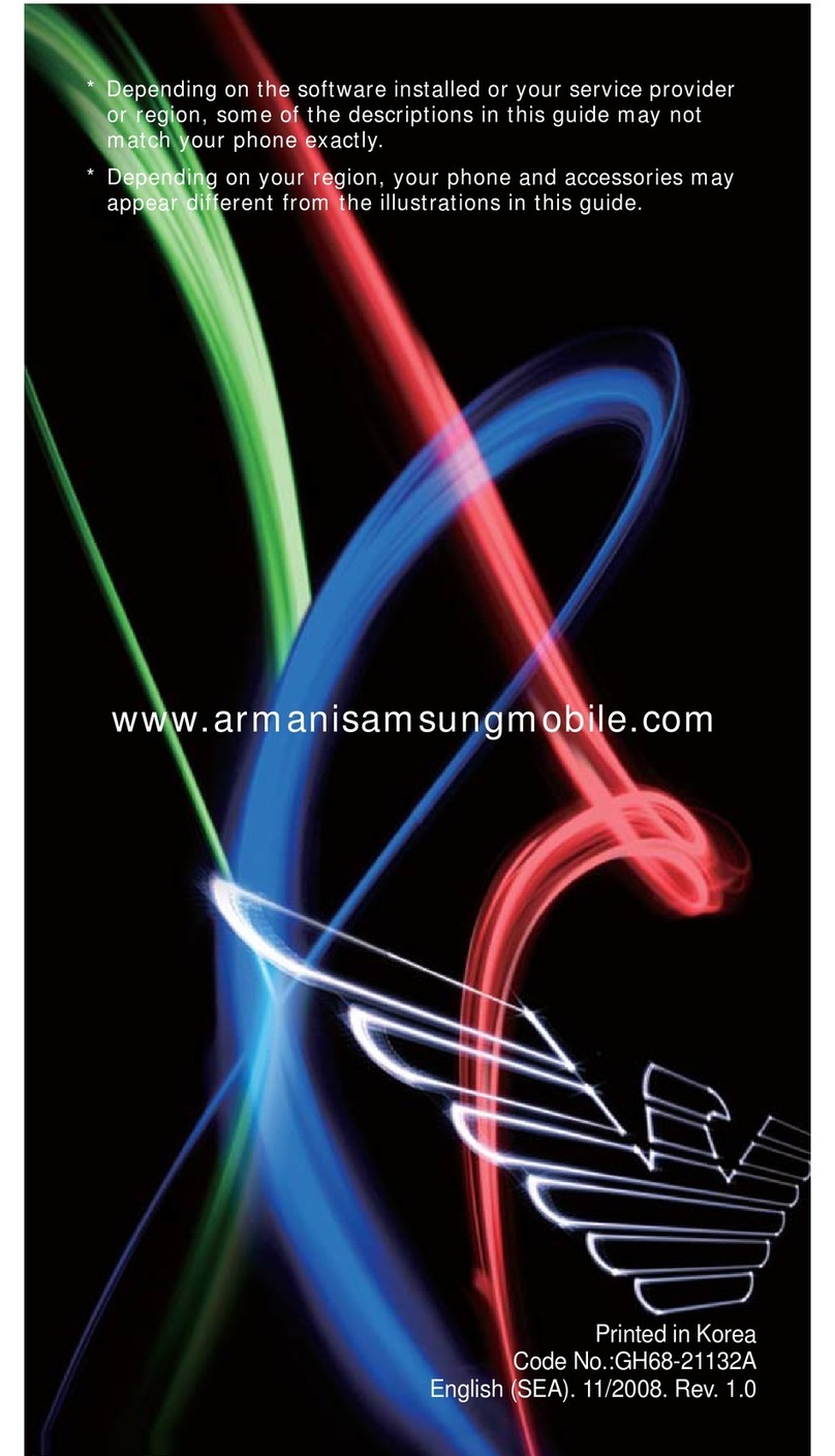 Samsung Emporio Armani User manual