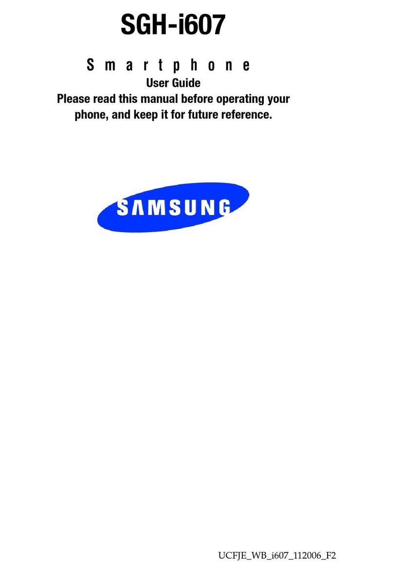 Samsung BlackJack User manual