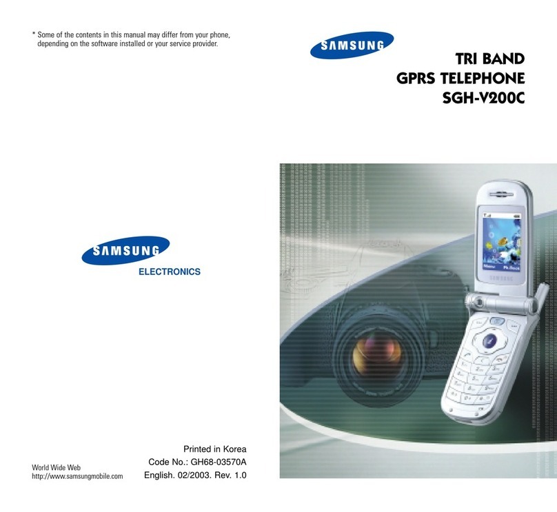 Samsung SGH-V200C User manual