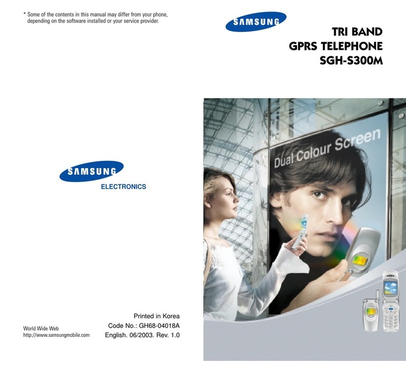 Samsung SGH-S300M User manual