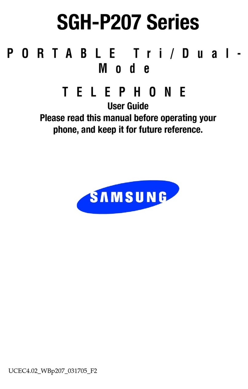 Samsung SGH-p207 Series User manual