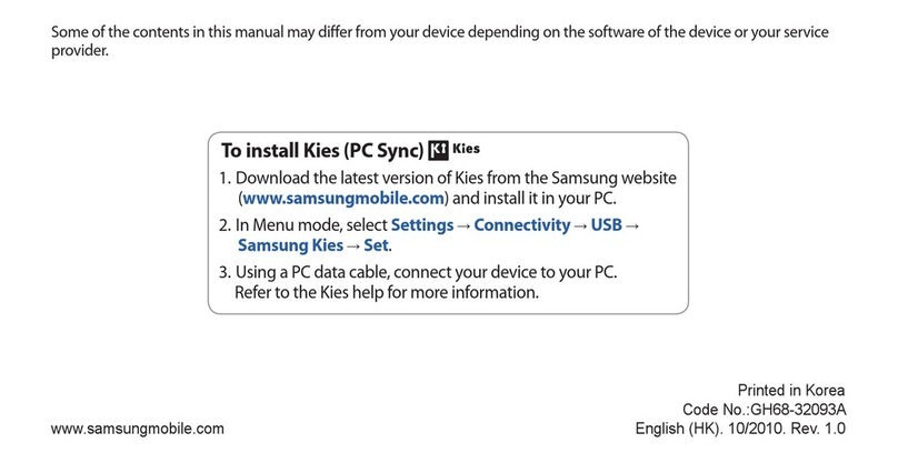 Samsung Wave 723 User manual