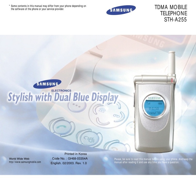 Samsung STH-A255 User manual