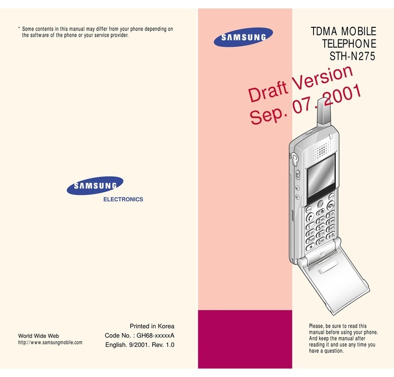 Samsung STH-N275 User manual