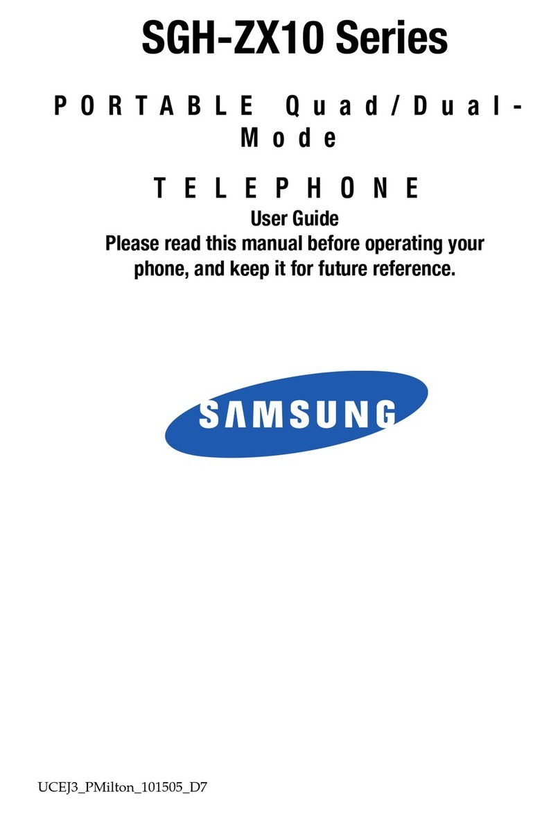 Samsung SGH-zx10 Series User manual