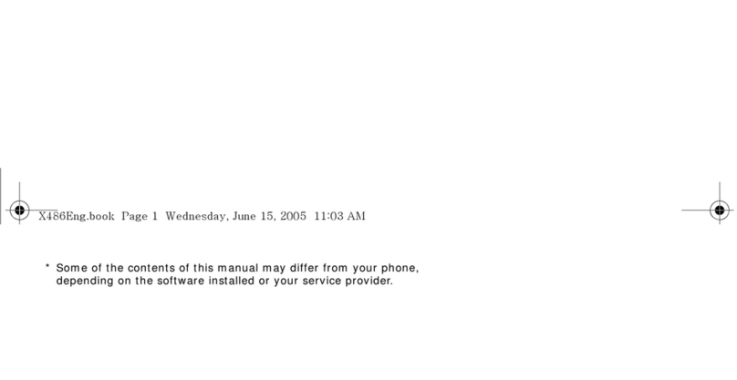 Samsung SGH-X486 User manual Samsung SGH-X486 User manual