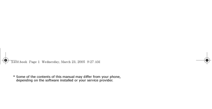 Samsung SGH-X488 User manual