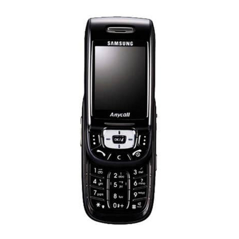 Samsung SGH-D508 User manual