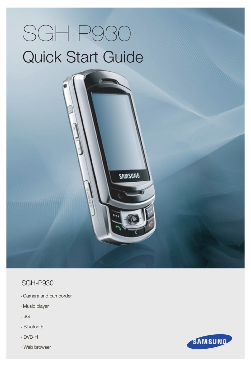 Samsung SGH-P930 User manual