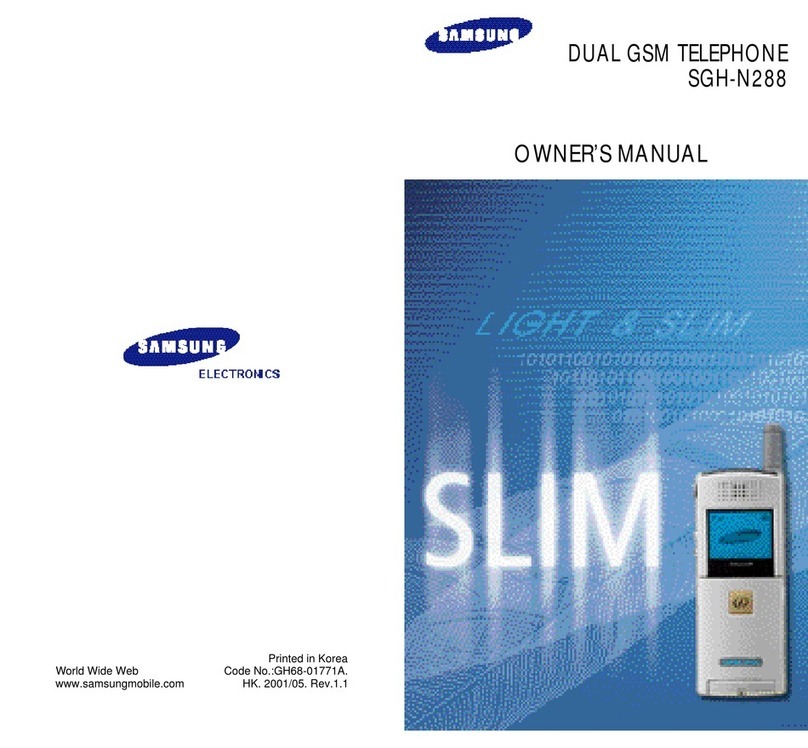 Samsung SGH-N288AA User manual