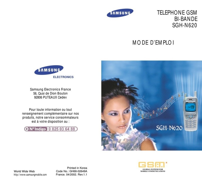 Samsung SGH-N620 Mode d'emploi
