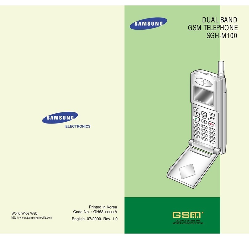 Samsung SGH-M100 User manual
