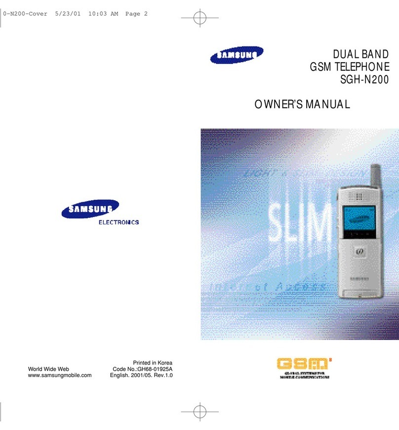 Samsung SGH-N200 User manual