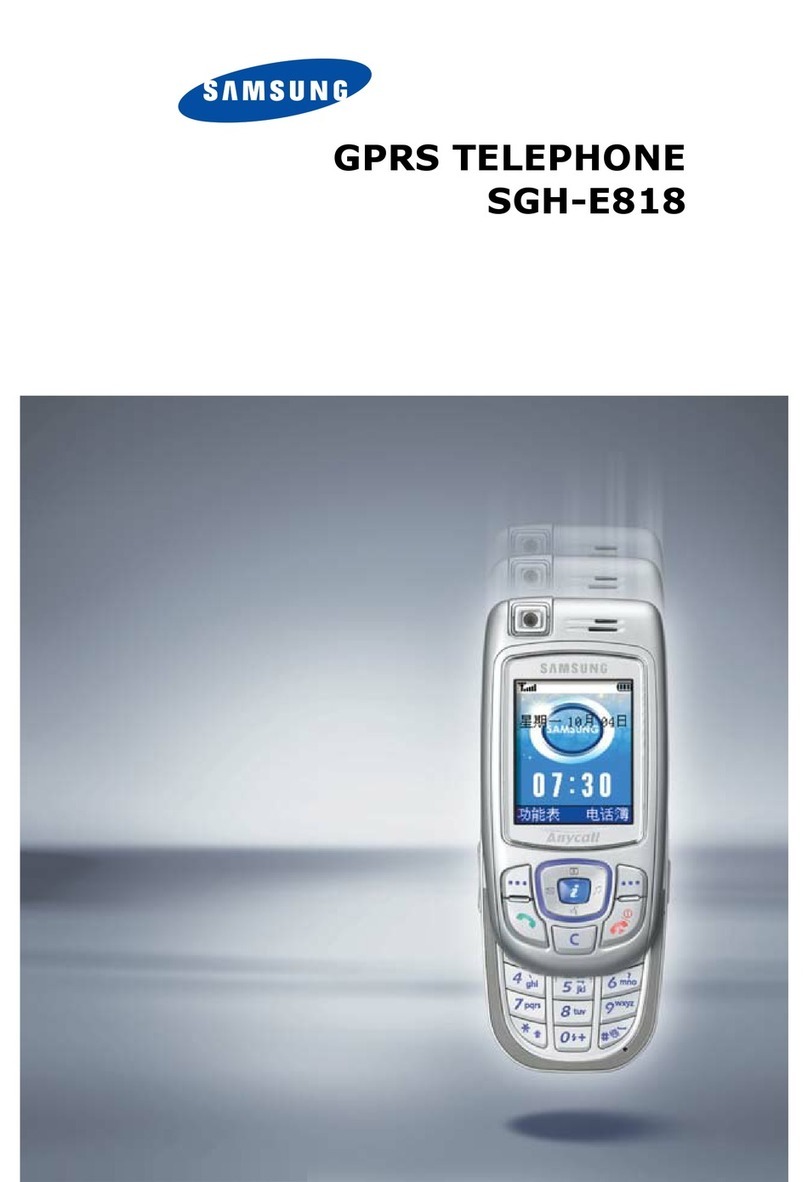 Samsung SGH-E818 user guide