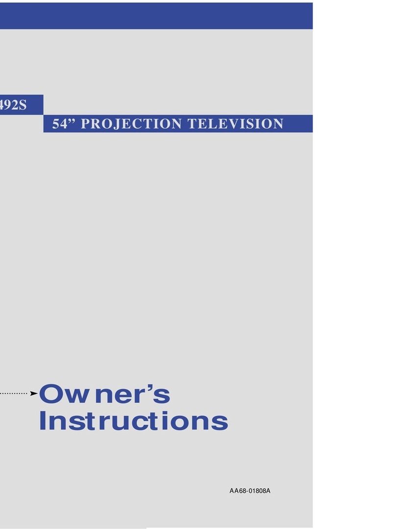 Samsung PT5492 Owner's instructions