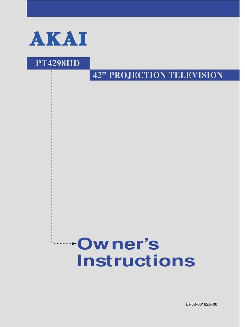 Akai PT4298HD User manual
