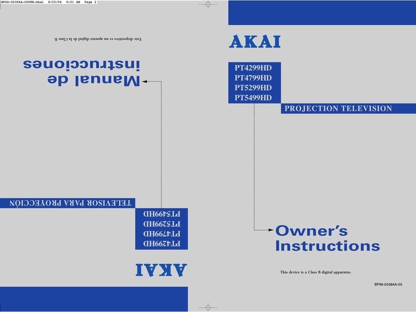 Akai PT4299HD User manual
