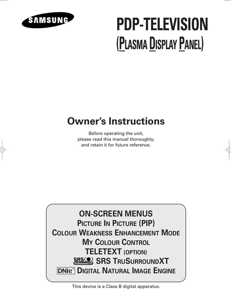 Samsung PS-42S4S User manual
