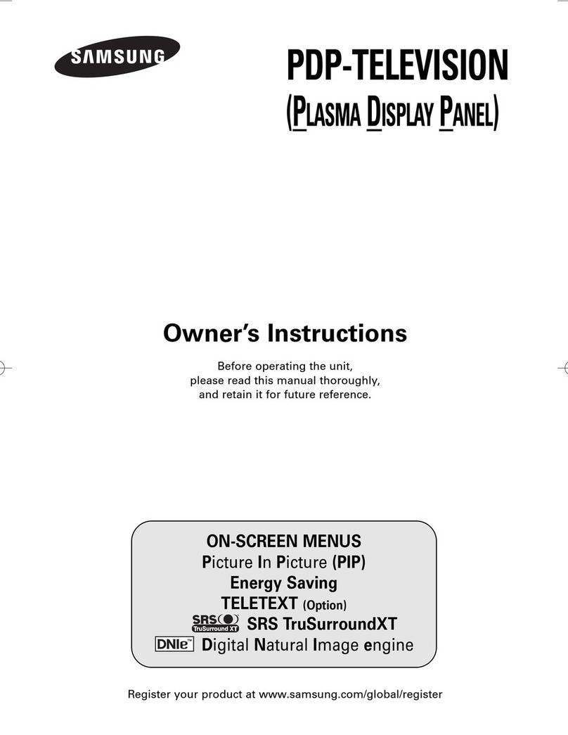 Samsung PS-42Q7HS User manual