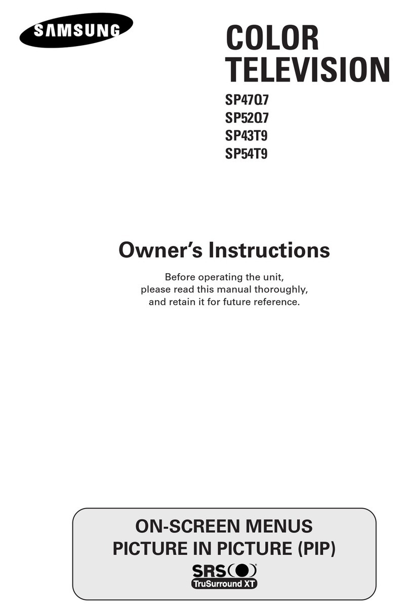 Samsung SP-43T9HER User manual