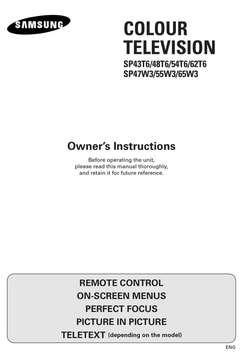 Samsung SP-43T6 User manual Samsung SP-43T6 User manual