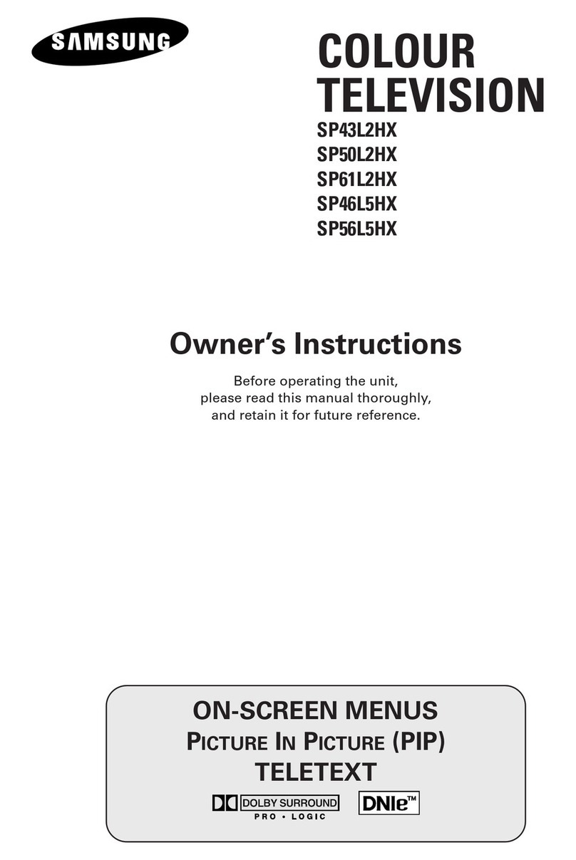 Samsung SP-43L2HX User manual