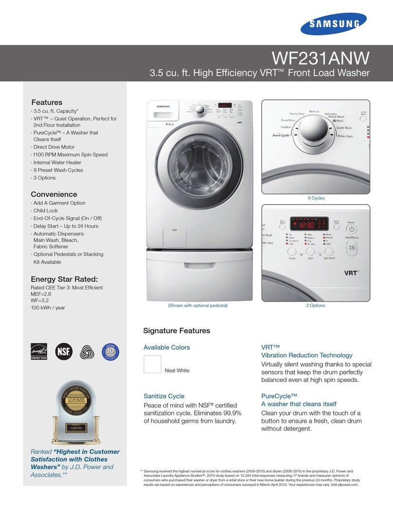 Samsung WF231AN User manual