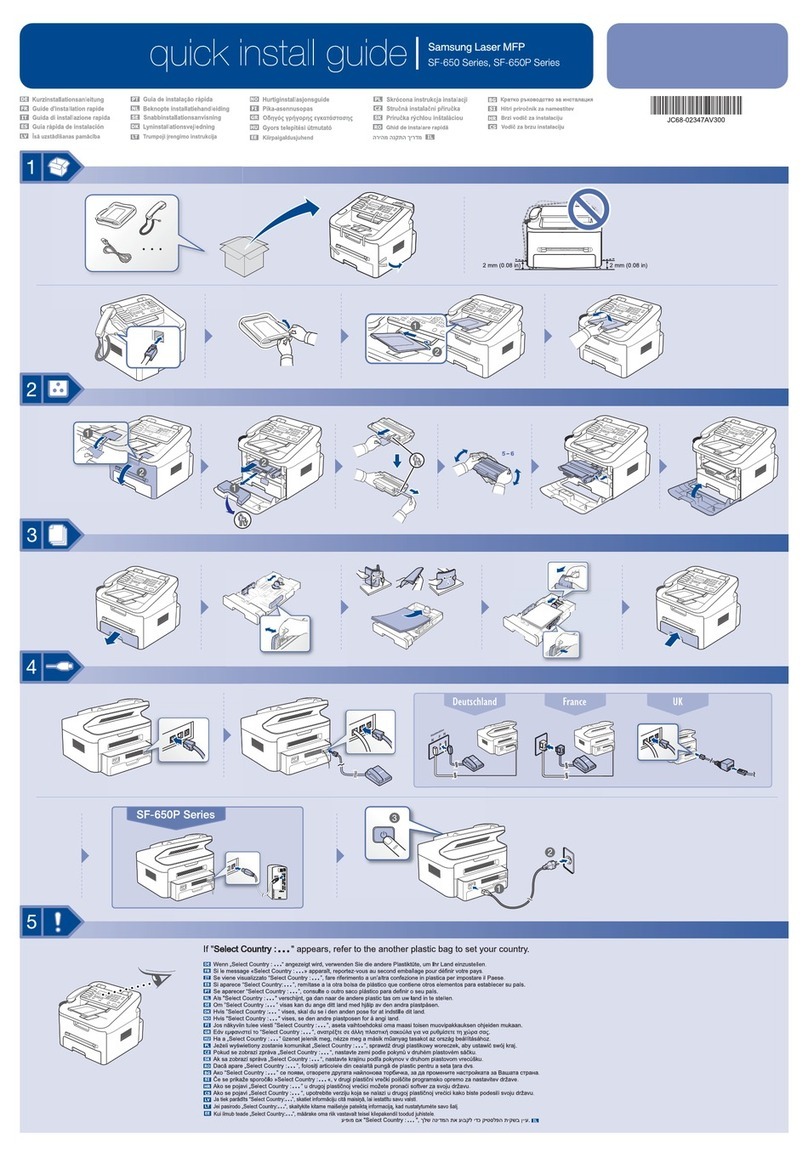 Samsung SF-650P Series User manual