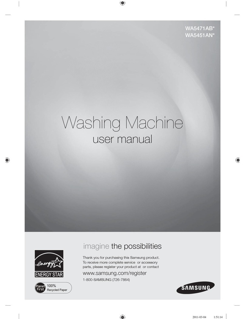 Samsung WA5451A user manual
