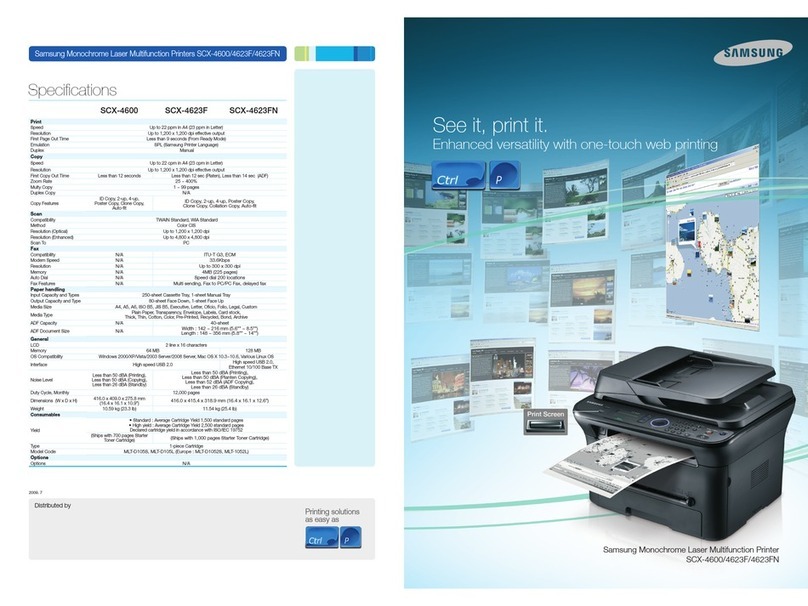 Samsung SCX-4600 Series User manual
