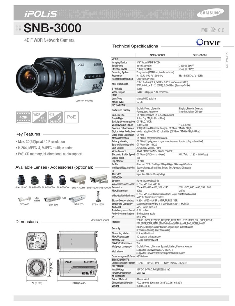 Samsung SNB-3000 User manual