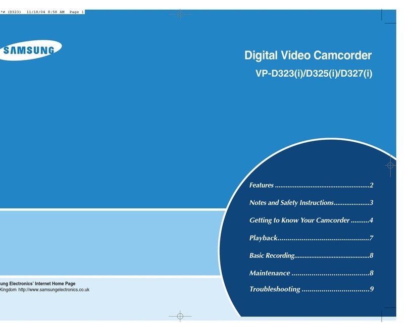 Samsung VP-D323 User manual
