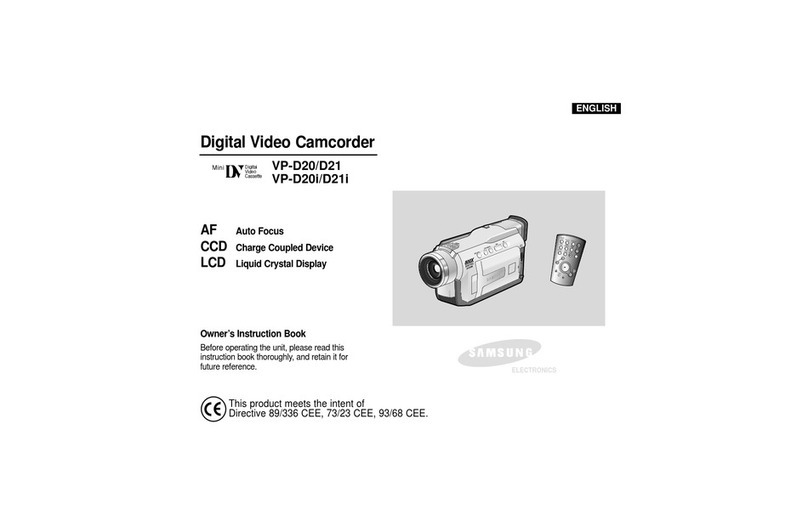 Samsung VP-D20 Setup guide