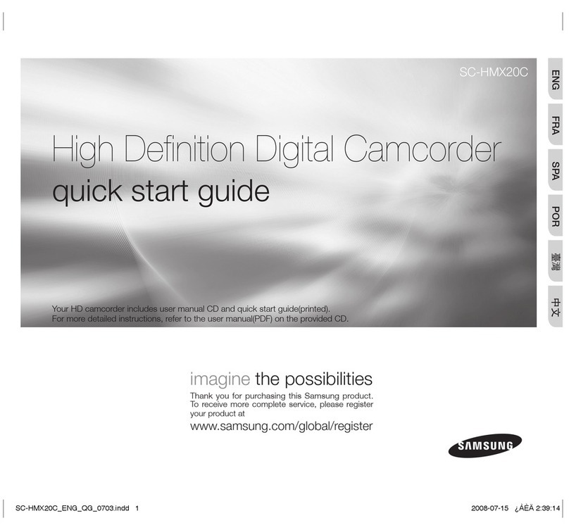 Samsung SC-HMX20 User manual