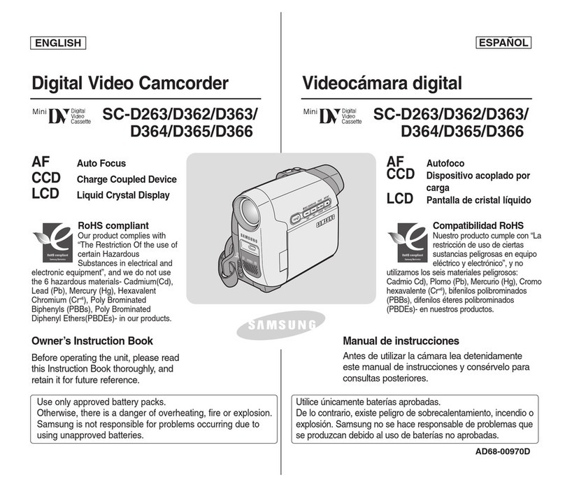 Samsung SC-D263 Owner's manual