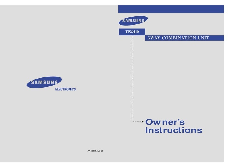 Samsung TP29J10 User manual