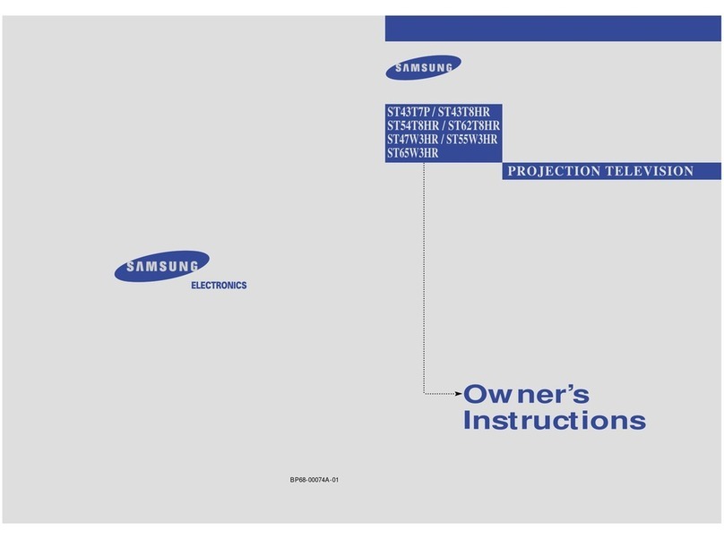 Samsung ST-43T7P Owner's instructions