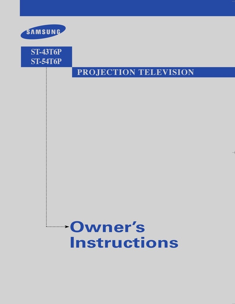 Samsung ST-43T6P Owner's instructions