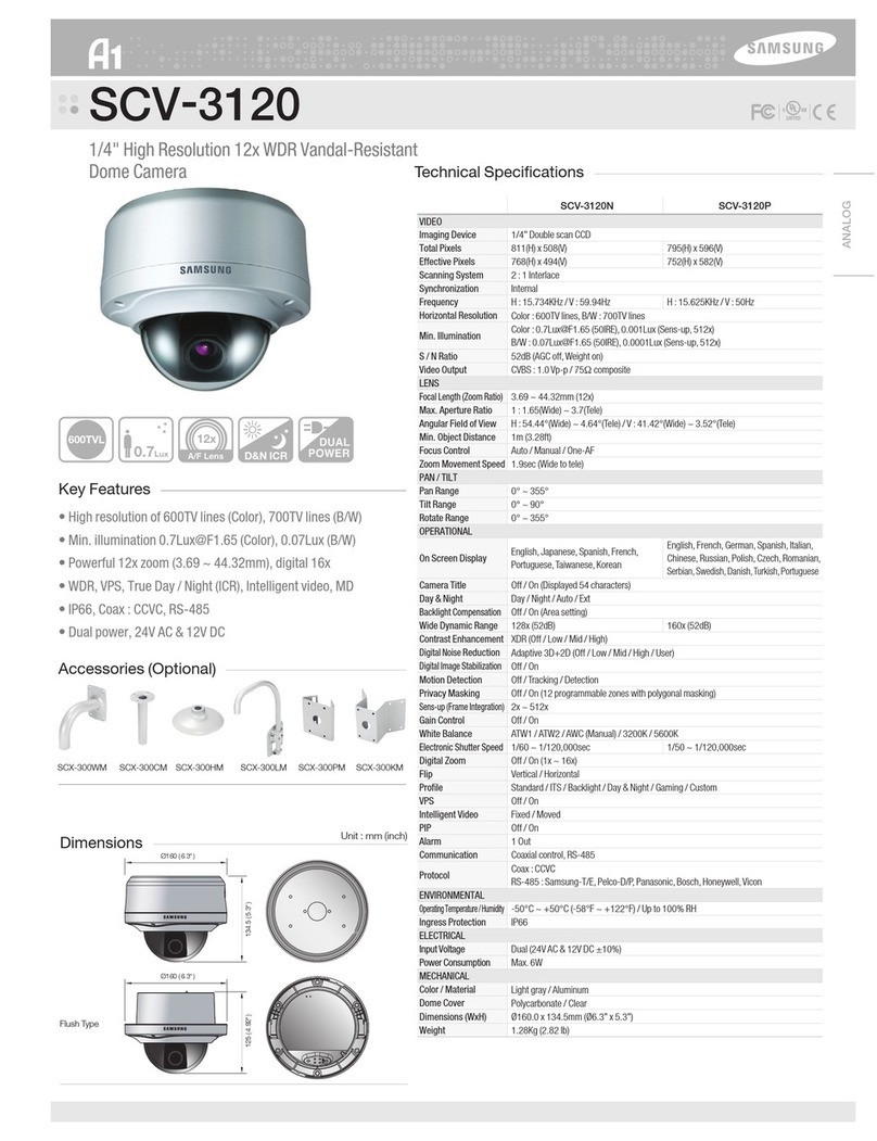 Samsung SCV-3120 User manual