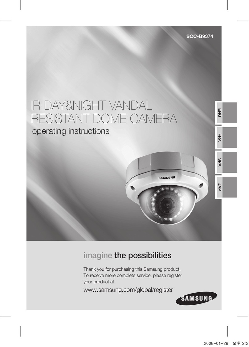 Samsung SCC-B9374 operating instructions