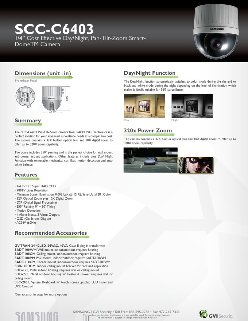 Samsung SCC-C6403 User manual