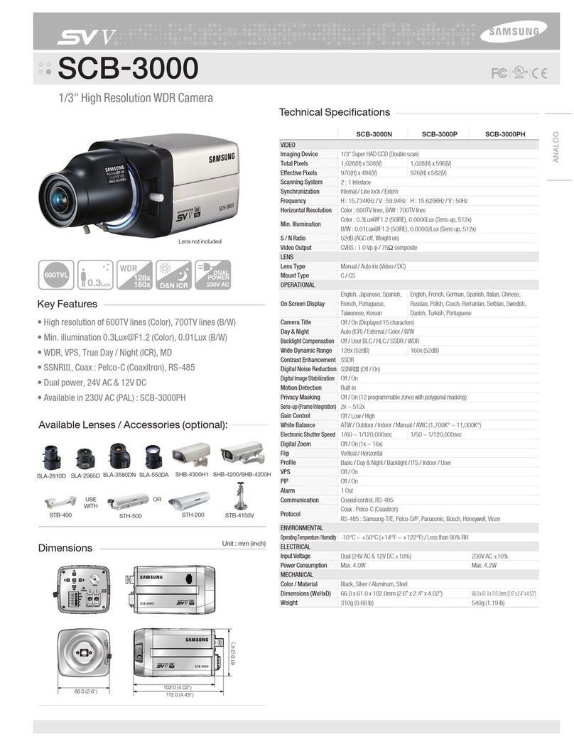 Samsung SCB-3000 User manual
