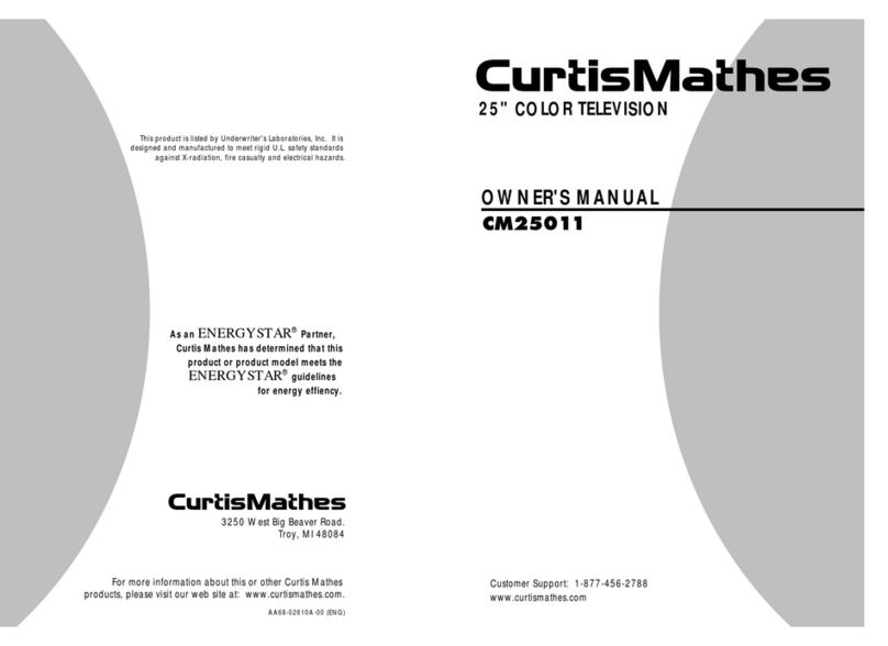 Curtis Mathes CM25011 owner's manual