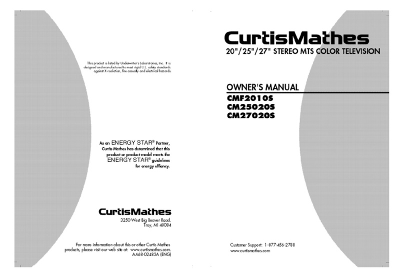 Curtis Mathes CM25020 owner's manual
